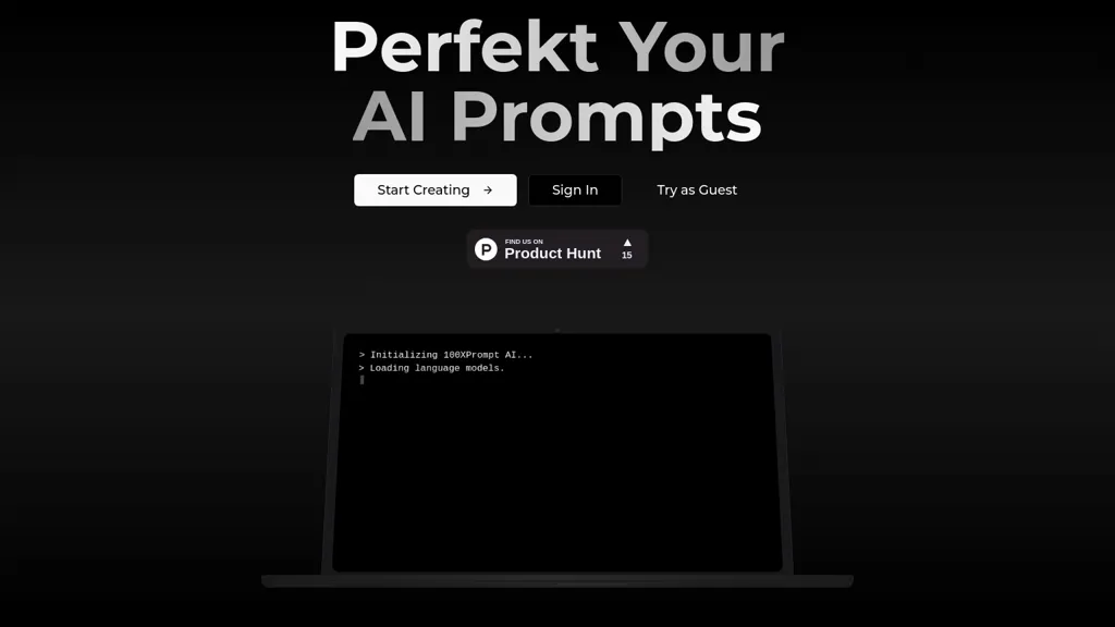 Prompt Perfekt AI tool screenshot