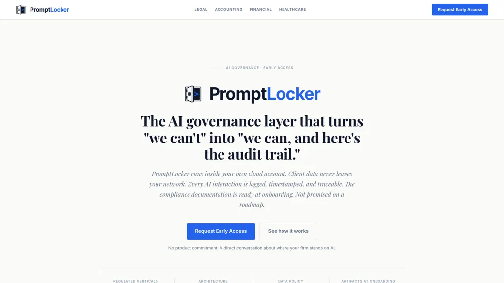 PromptLocker AI tool screenshot