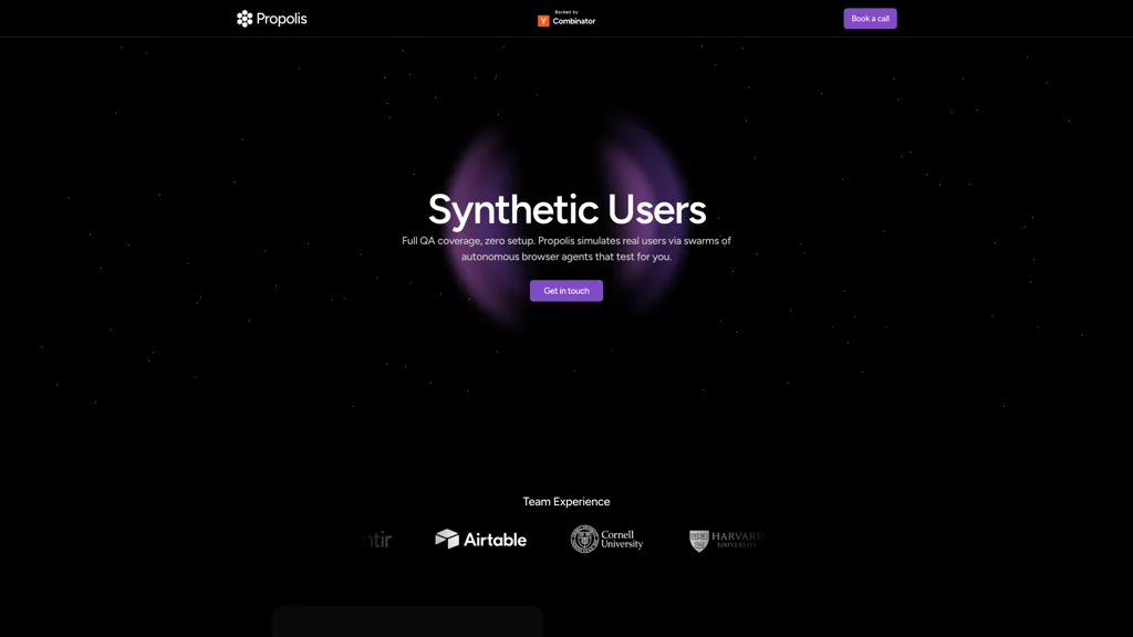 Propolis AI tool screenshot
