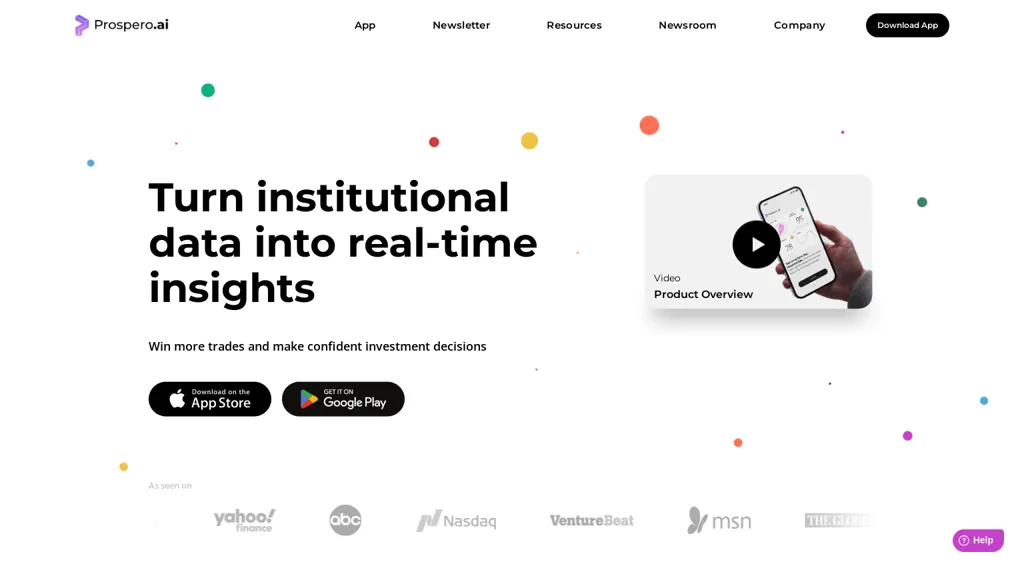 Prospero.ai website