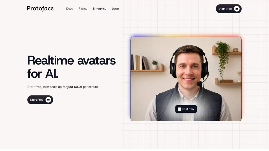 Protoface AI tool screenshot