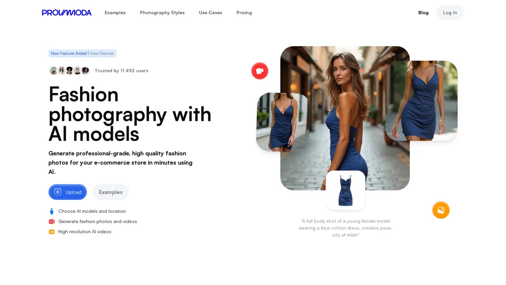 Provamoda website