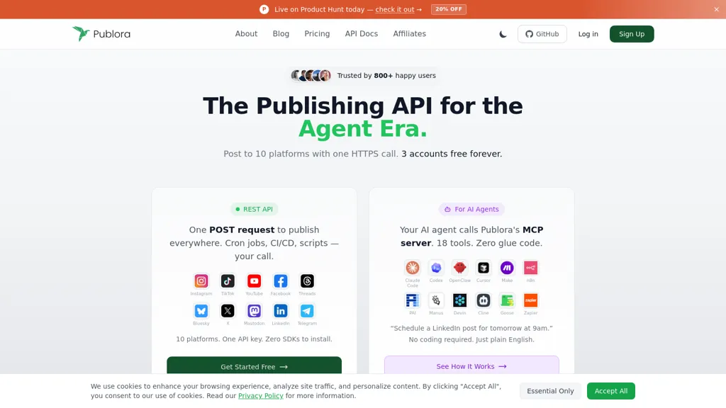 Publora AI tool screenshot