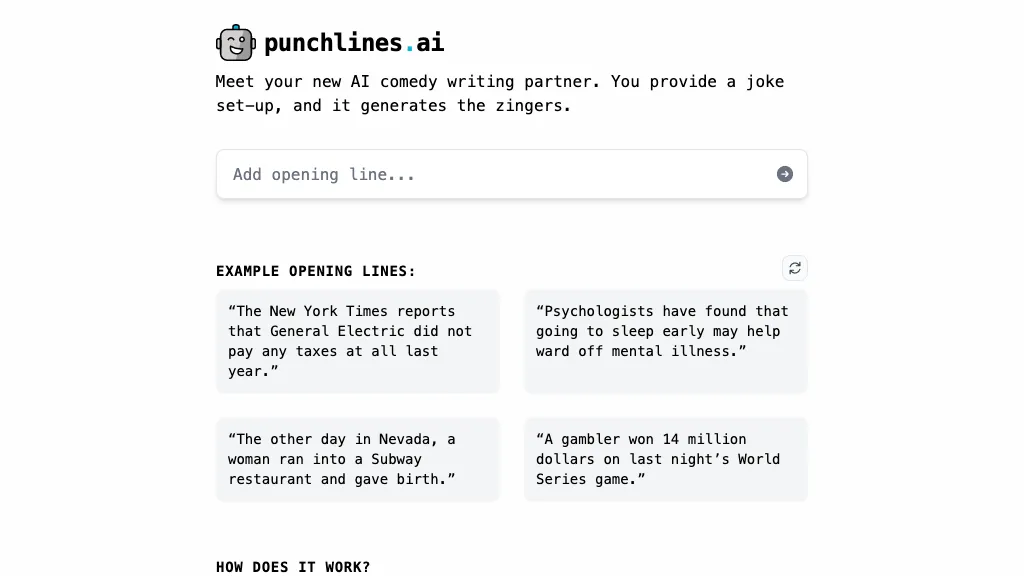 Punchlines website
