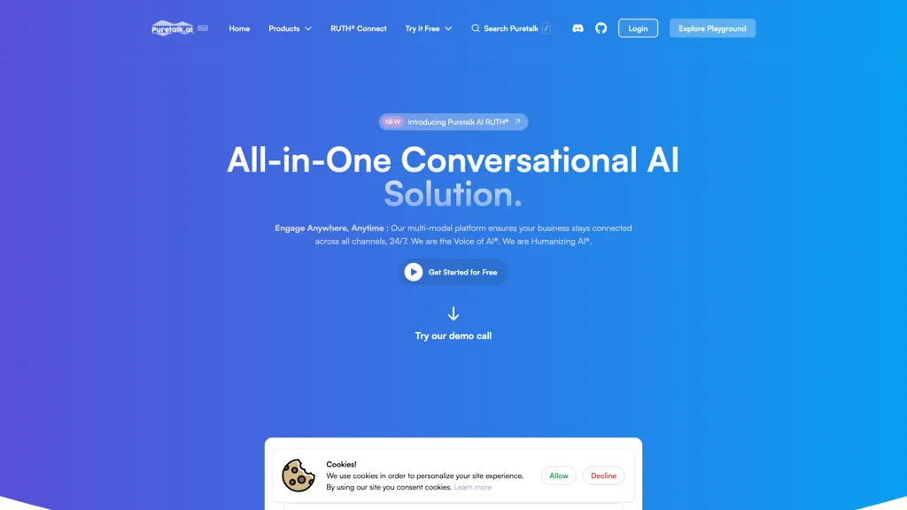 Puretalk.ai AI tool screenshot