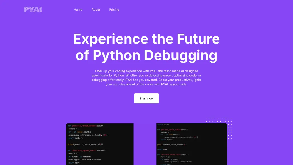 Pyai website