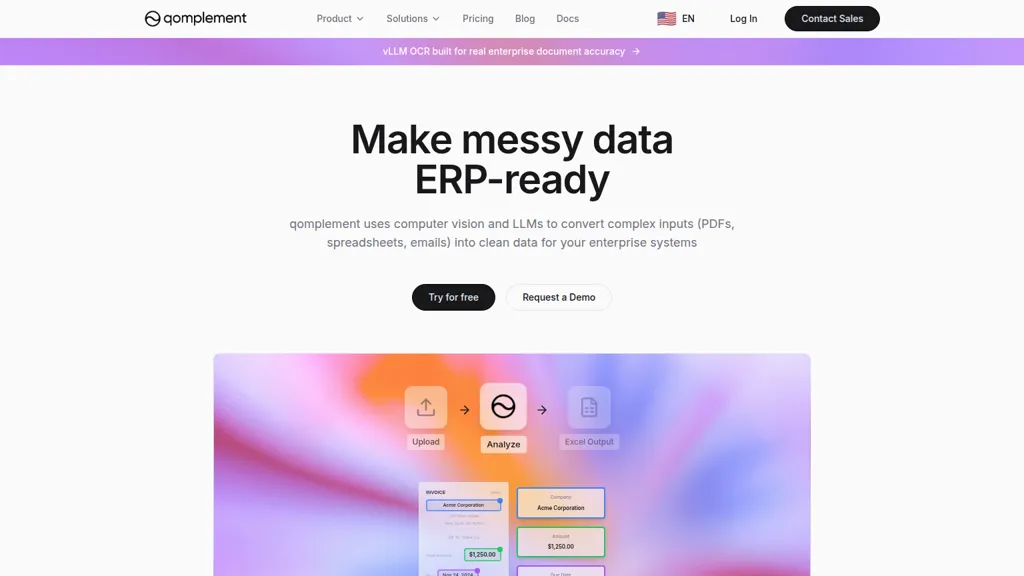 qomplement AI tool screenshot