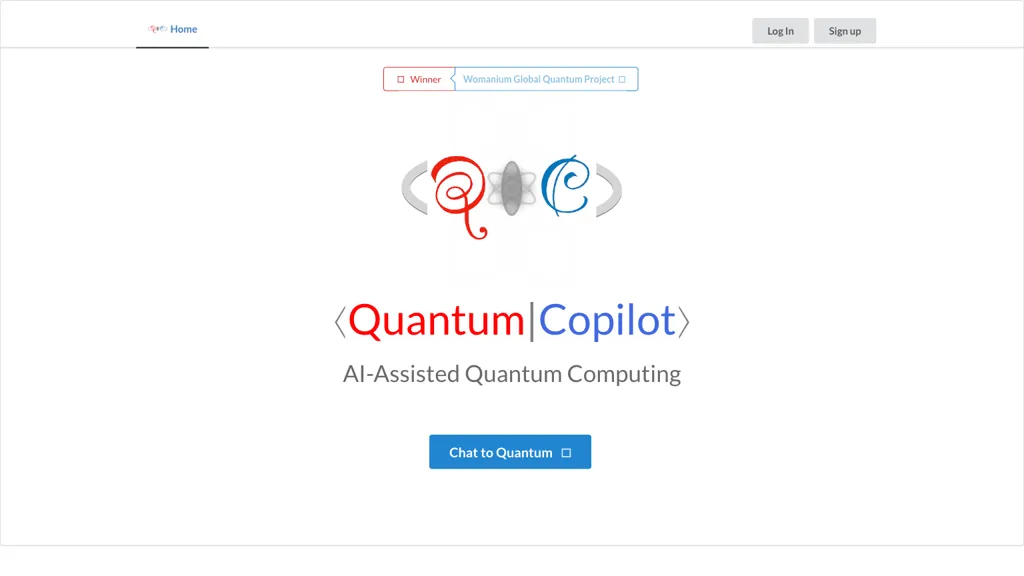 Quantum Copilot website