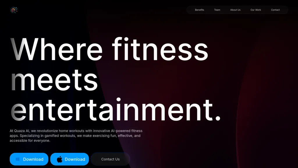 QuazaAI website