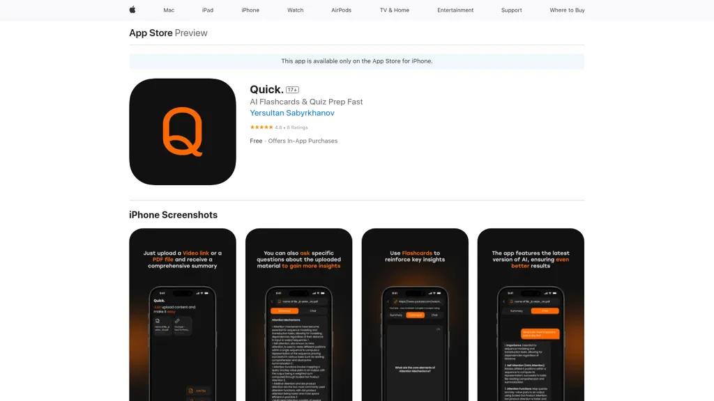 Quick. website