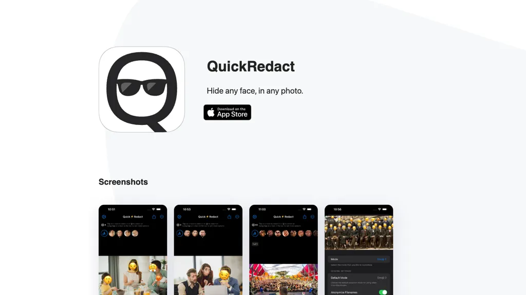 QuickRedact website