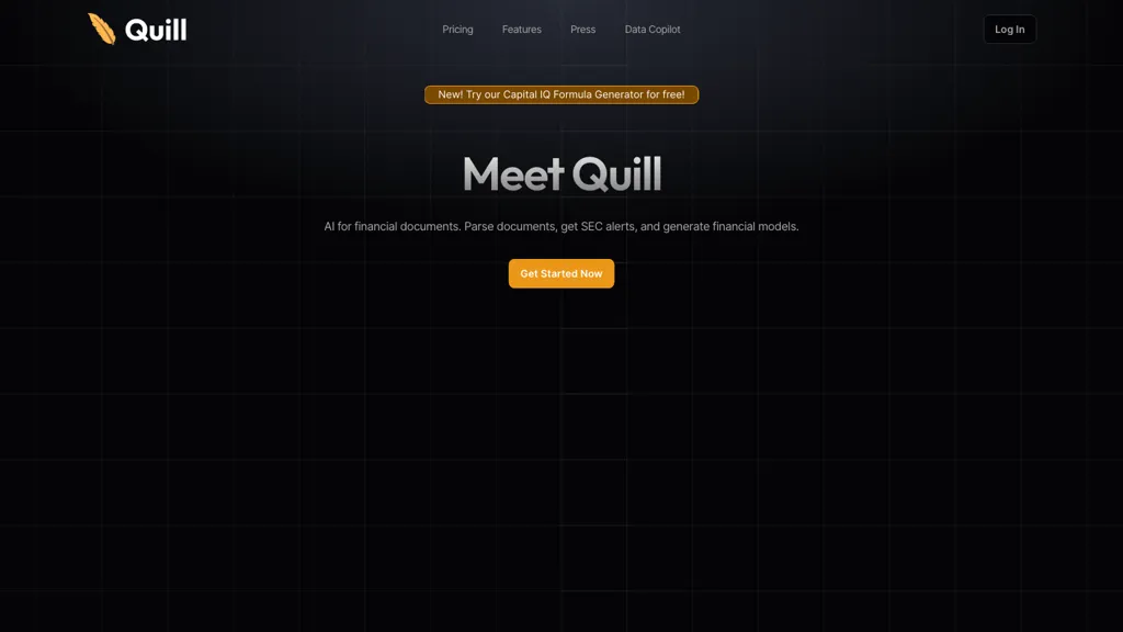 QuillAI website