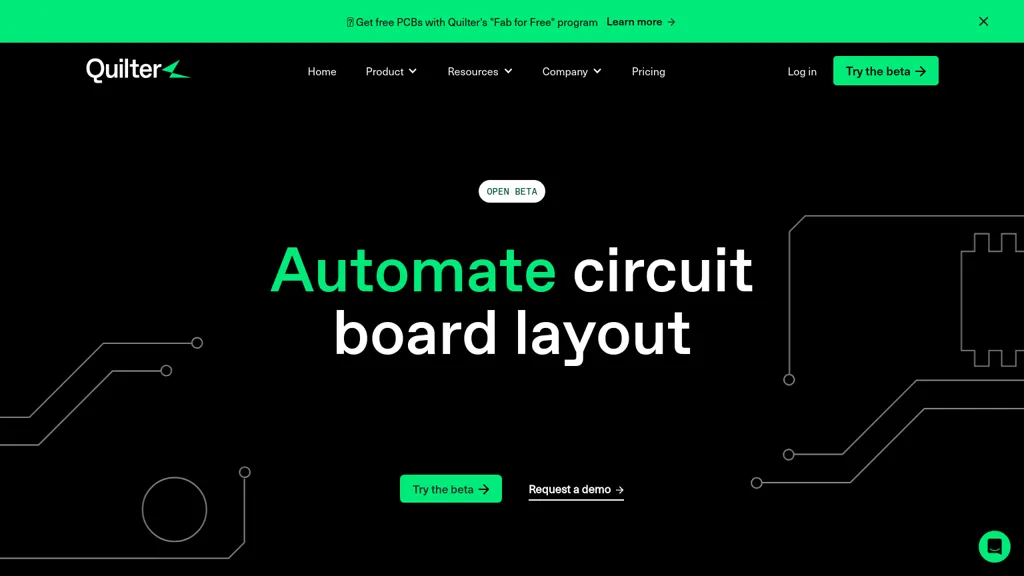 Quilter website