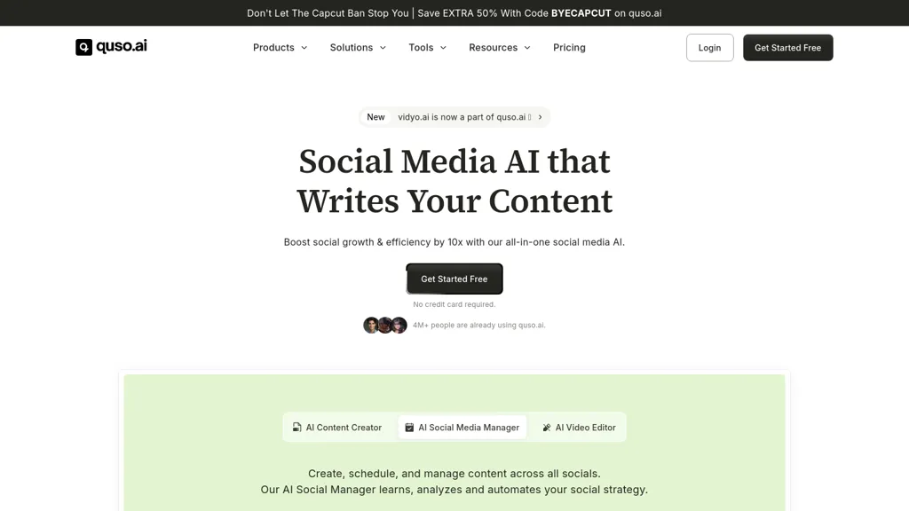 quso.ai website