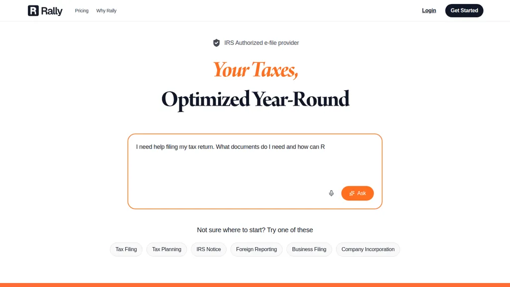 Rally Tax alternatives and competitors