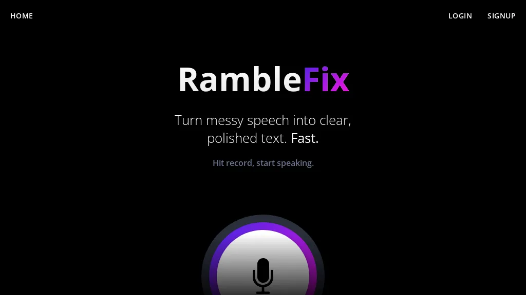 RambleFix website