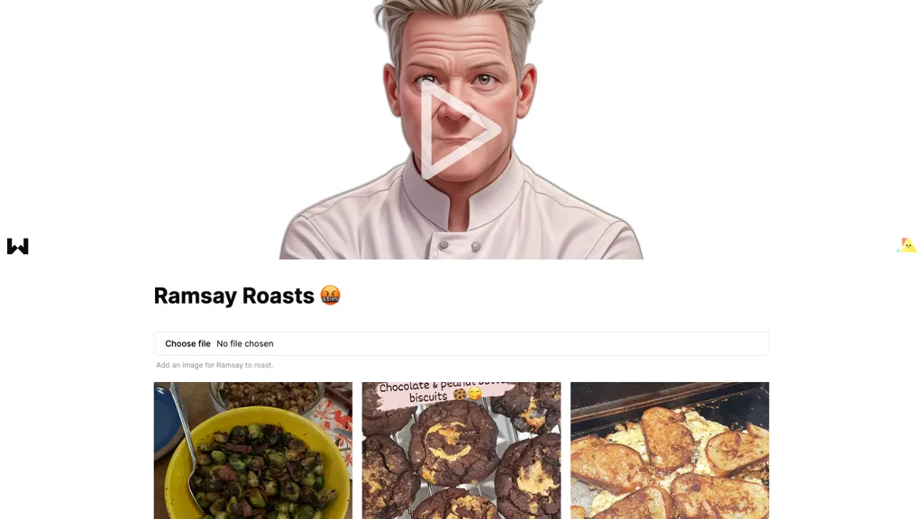 Ramsay Roasts website