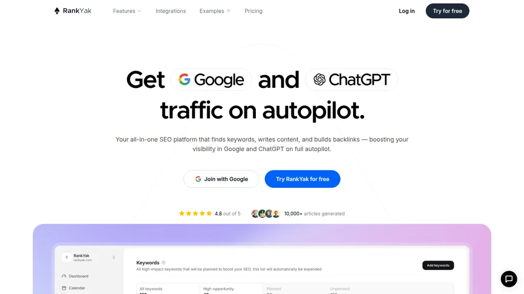 RankYak alternatives and competitors