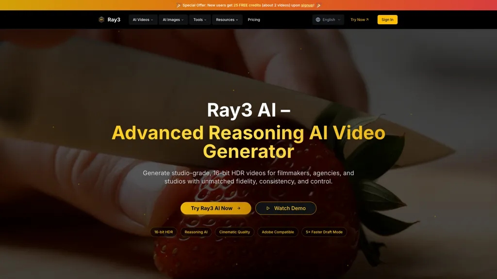 Ray3 alternatives and competitors