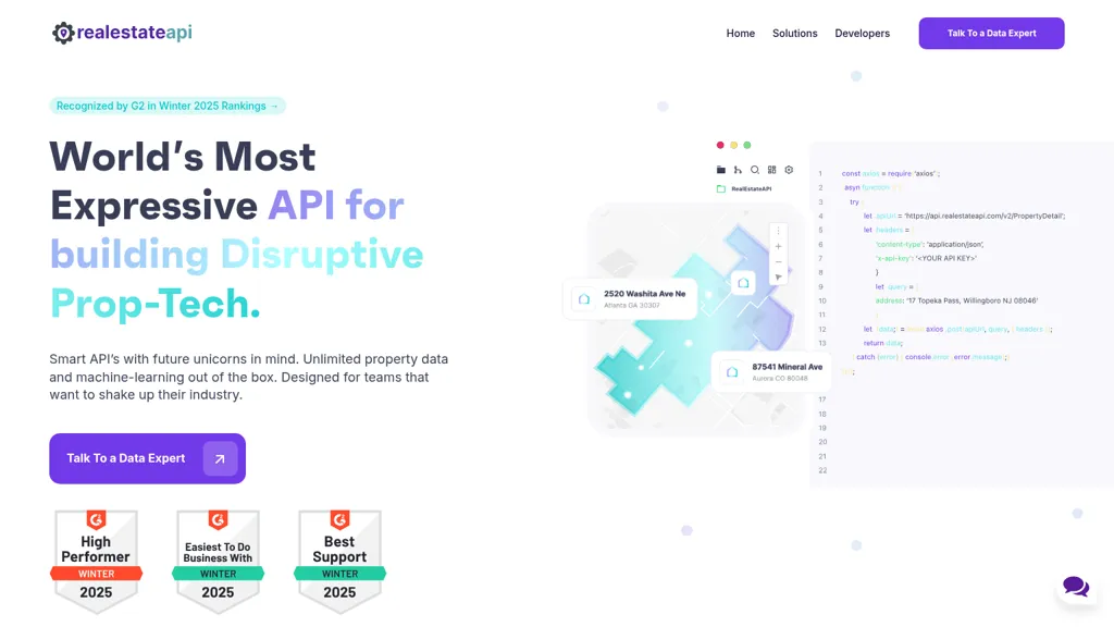 RealEstateAPI.com alternatives and competitors