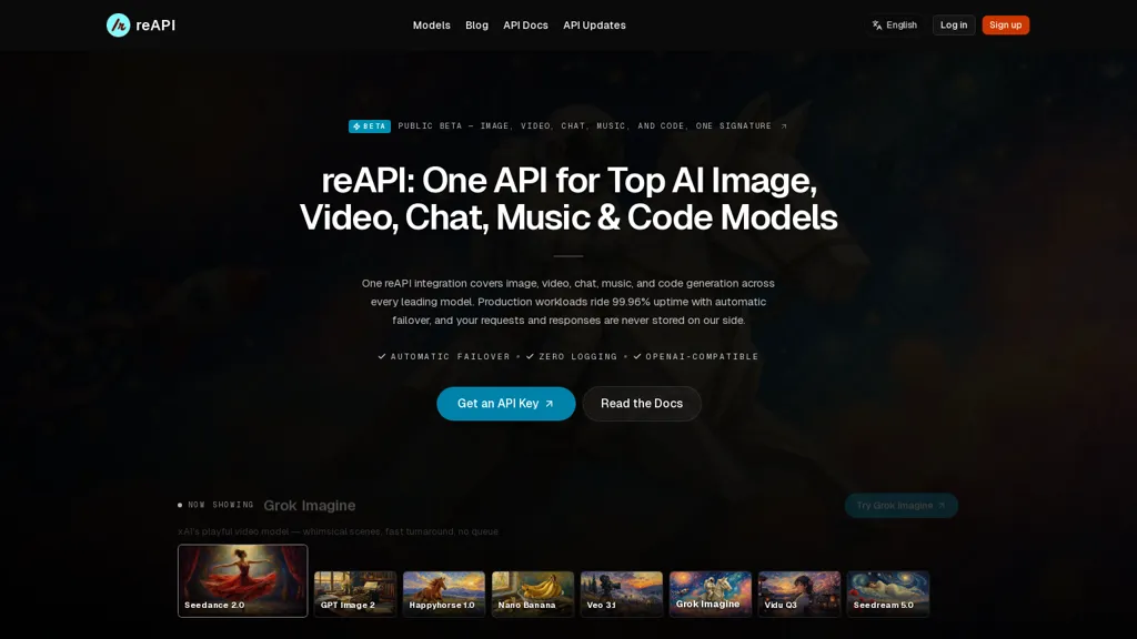 reAPI.ai AI tool screenshot