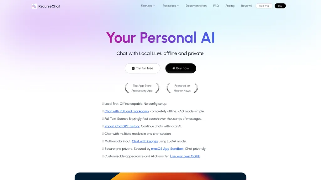 Recursechat website
