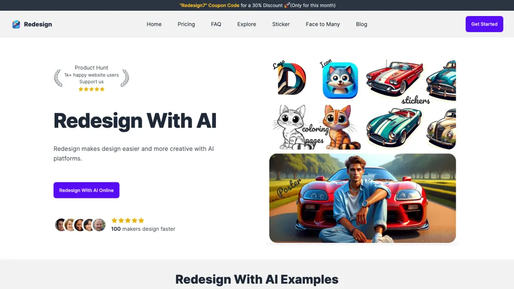 Redesign With AI  website