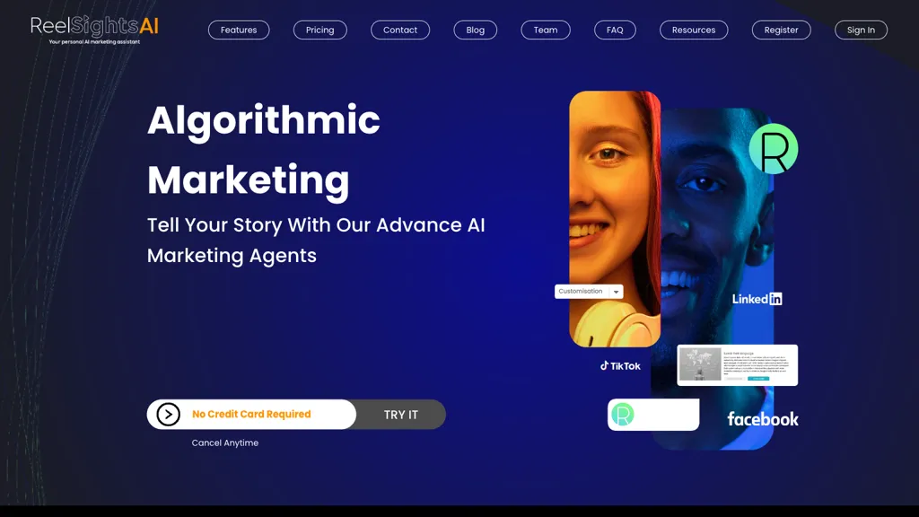 Reelsights ai website