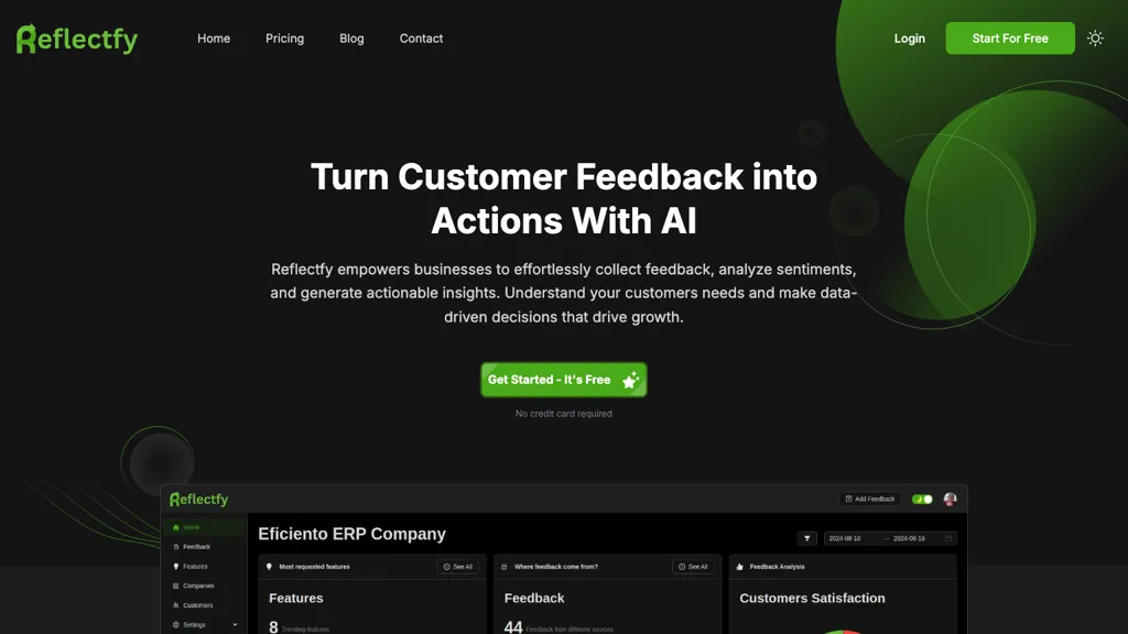 Reflectfy website
