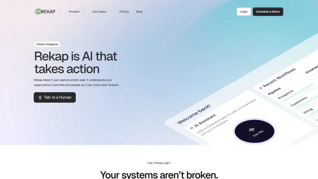 Rekap AI tool screenshot