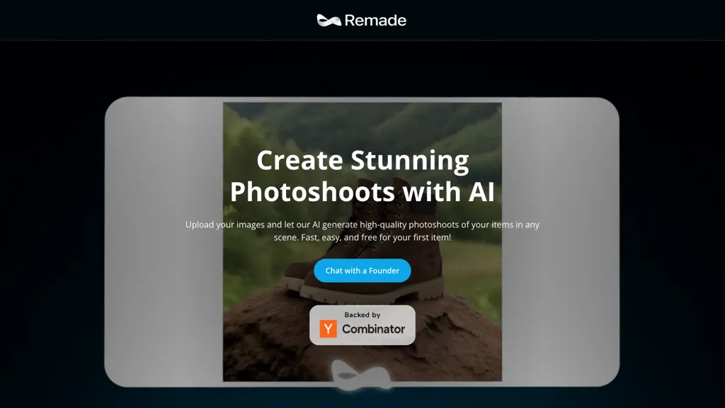 Remade AI tool screenshot
