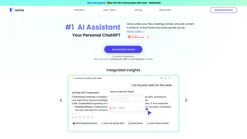 Remio AI alternatives and competitors