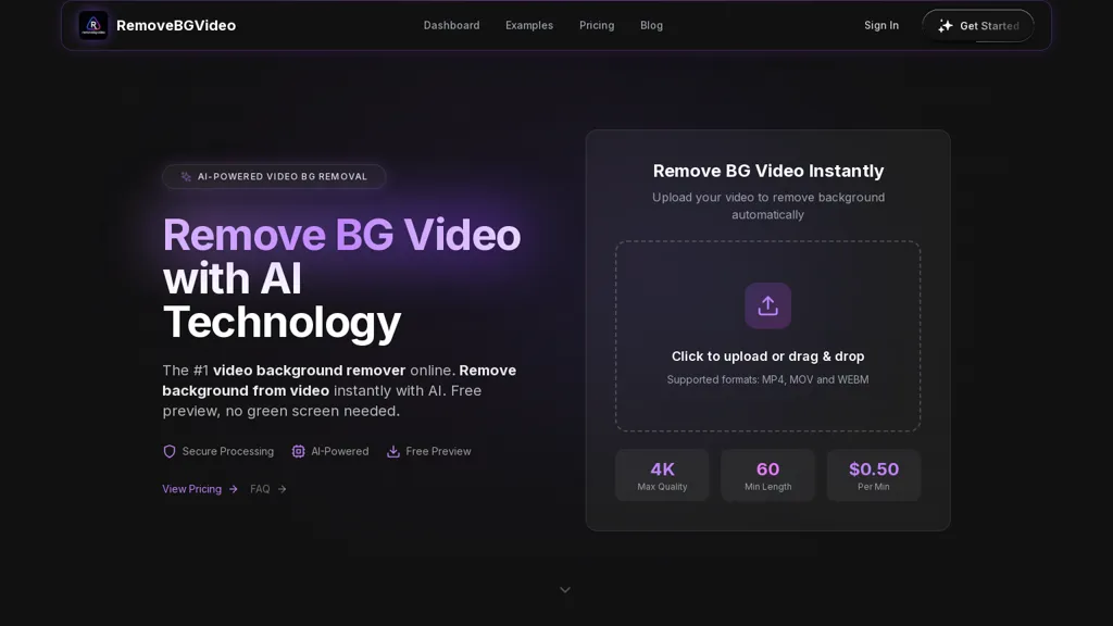RemoveBGVideo alternatives and competitors