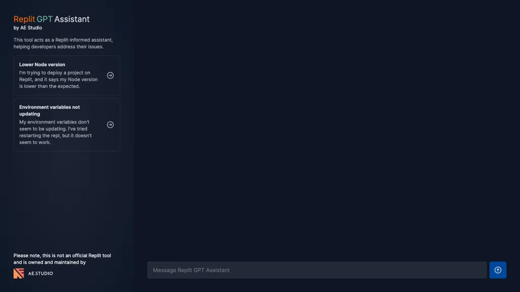 Replit GPT Assistant website