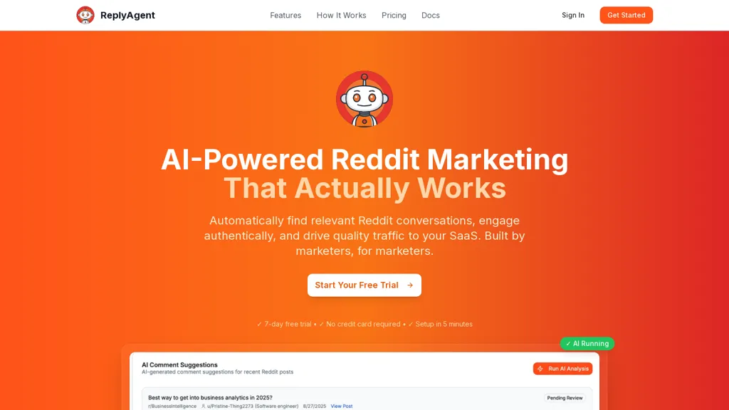 ReplyAgent AI tool screenshot