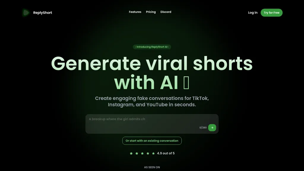 ReplyShort website