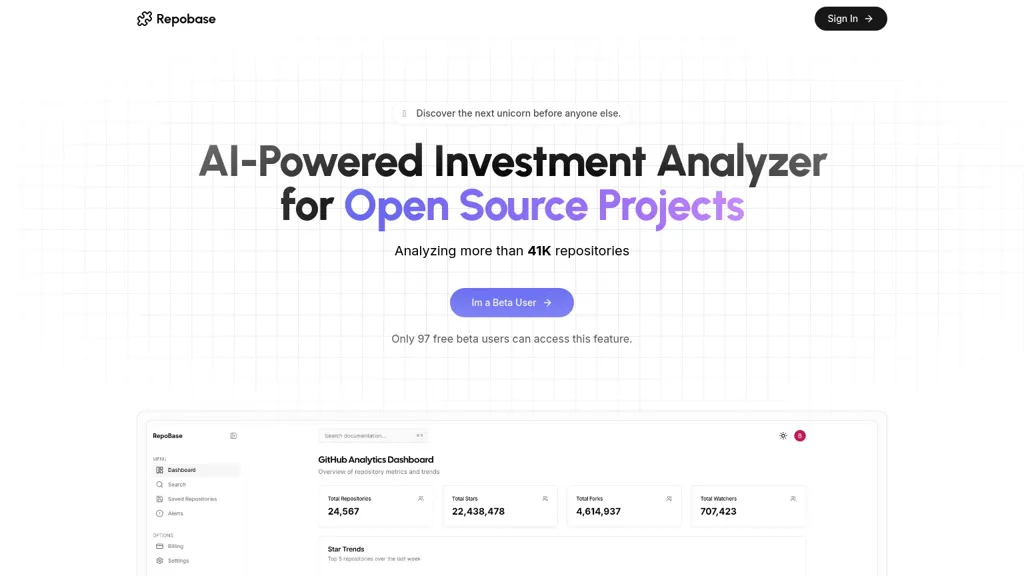 Repobase website