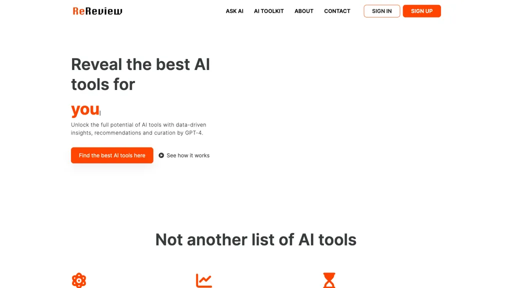 ReReview AI website