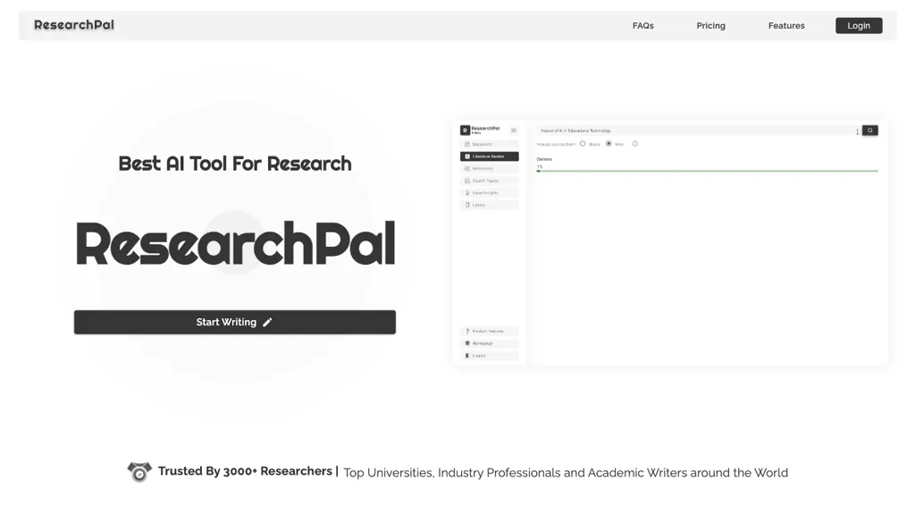 ResearchPal website