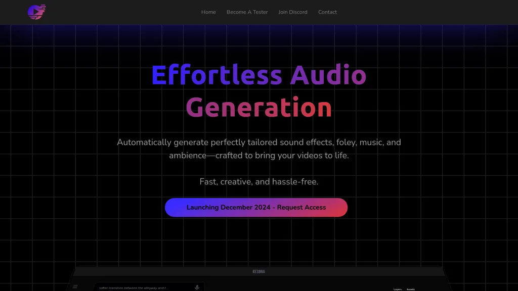 Resona V2A website