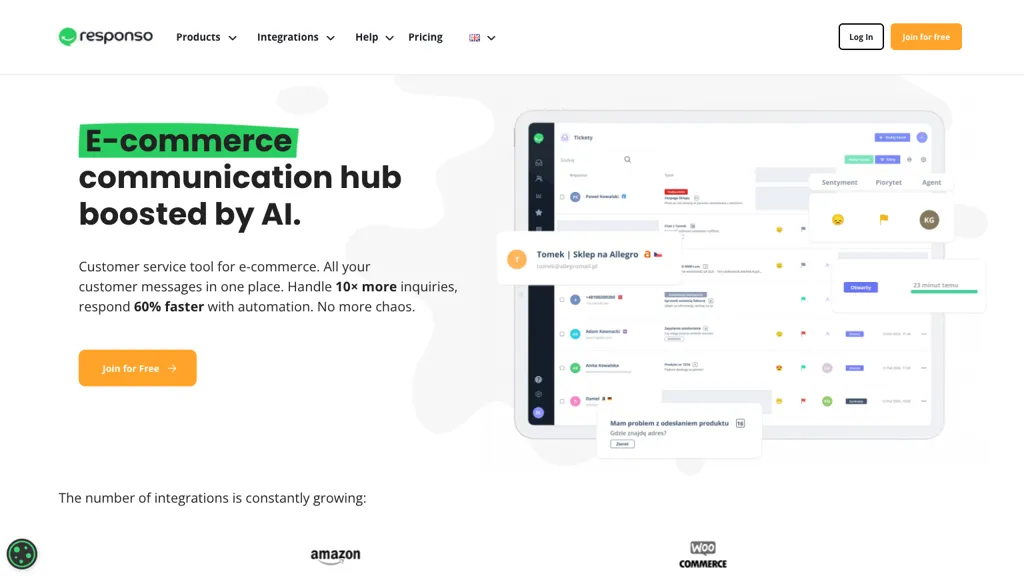 Responso AI tool screenshot