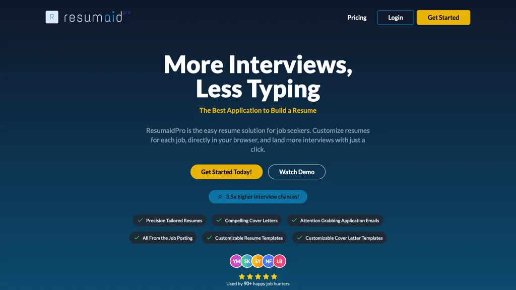 Resumaidpro website