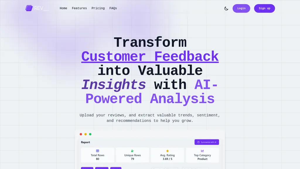 RevAI website