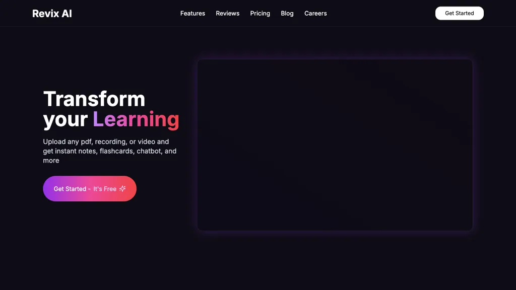 Revix AI AI tool screenshot