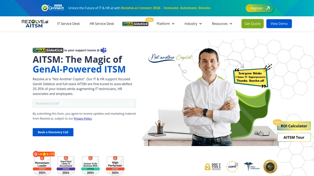 Rezolve.ai website