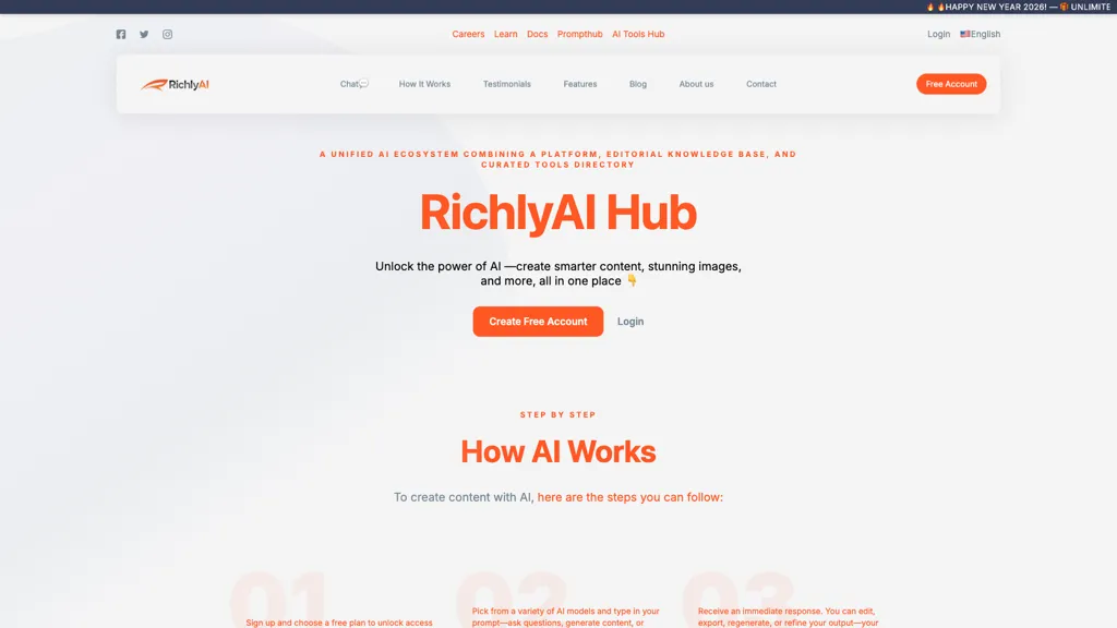 RichlyAI AI tool screenshot