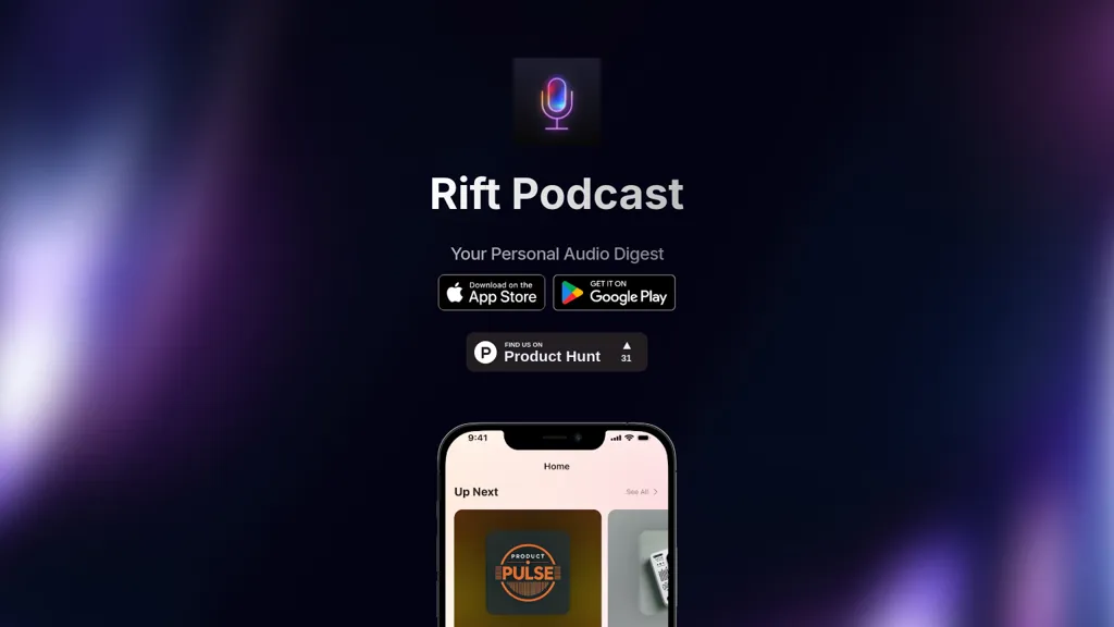 Rift Podcast website