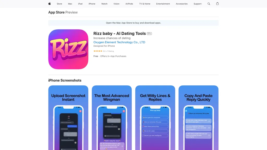 Rizz Baby website