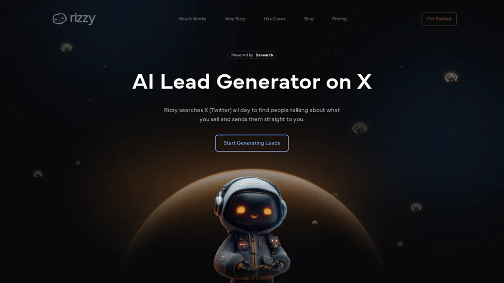 Rizzy Agent AI tool screenshot