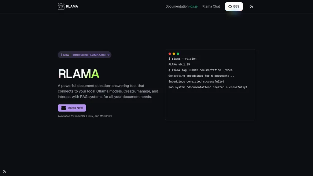 RLAMA website